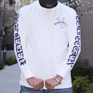 COPY - Vadaline old English white/black shirt